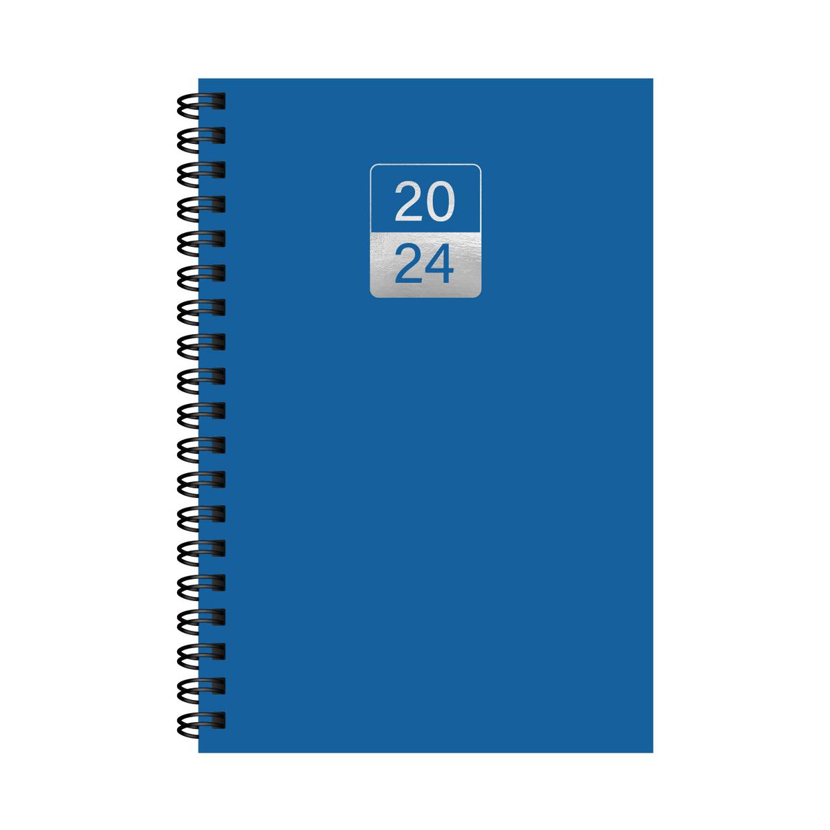 Ημερήσιο ημερολόγιο 2024 σπιράλ 14x21 cm